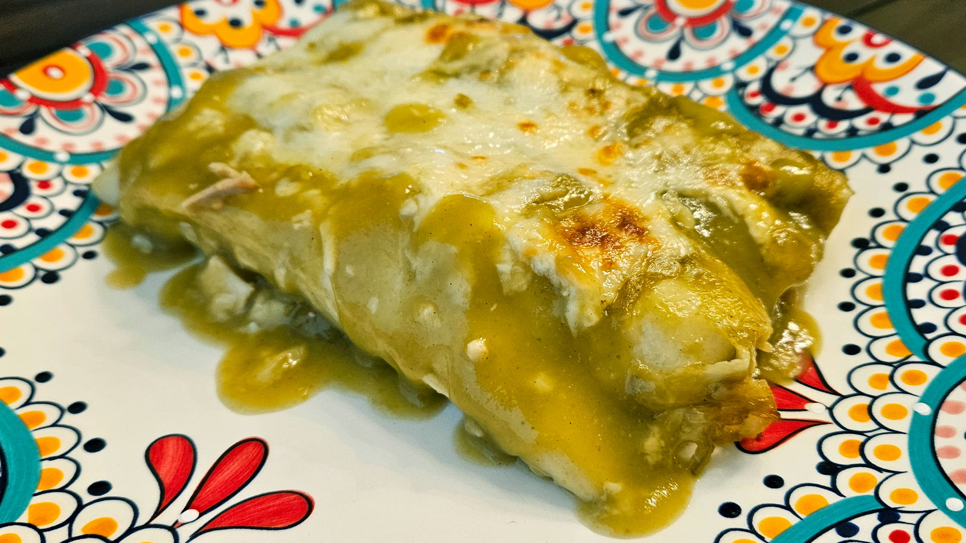 Green Chicken Enchiladas