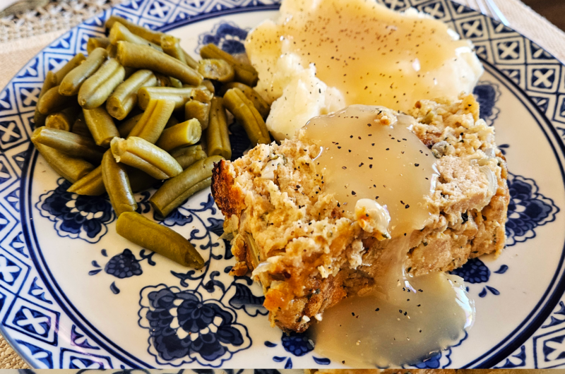 Turkey Stuffing Meatloaf