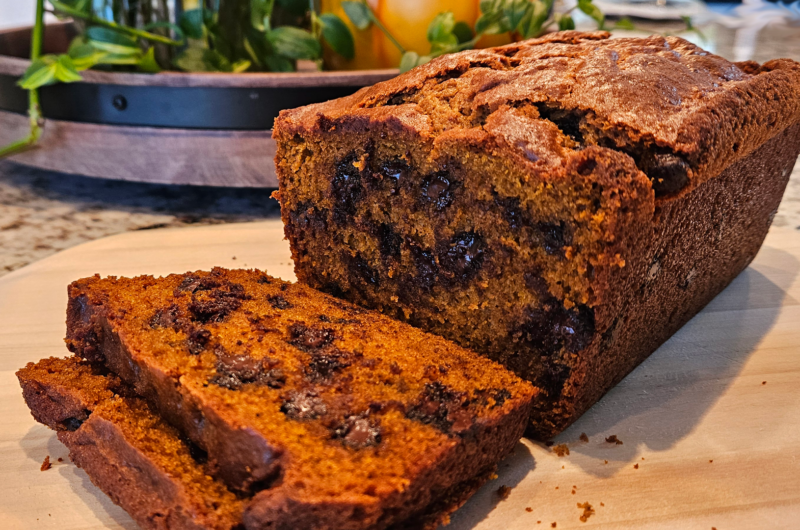 Chocolate Chip Pumpkin Bread