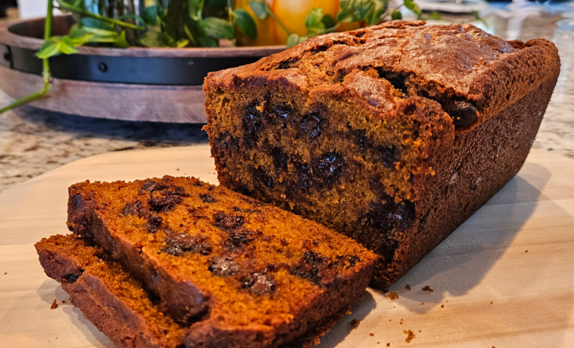 chocolate chip pumpkin bread