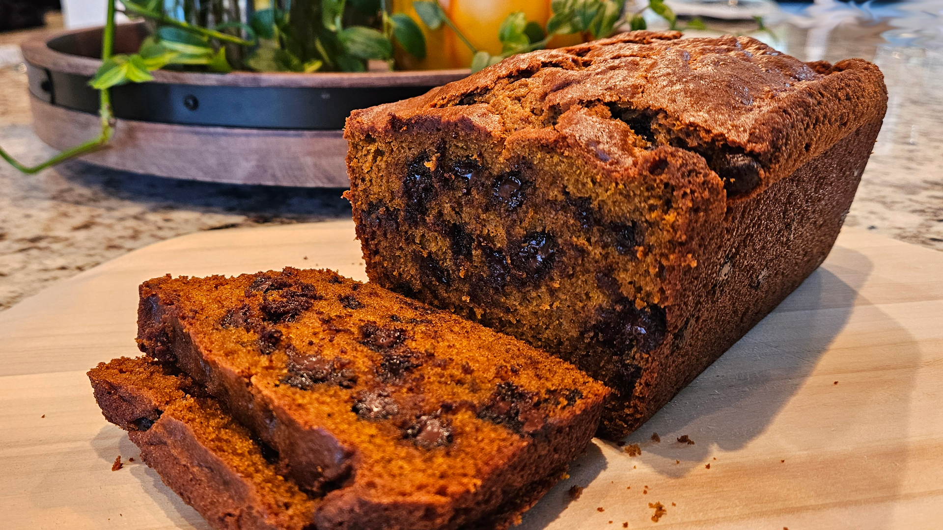 Chocolate Chip Pumpkin Bread