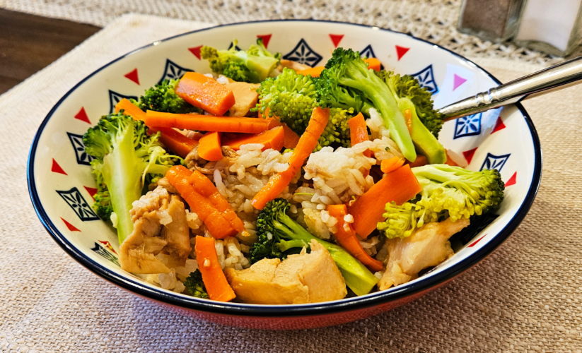 Teriyaki chicken rice bowls