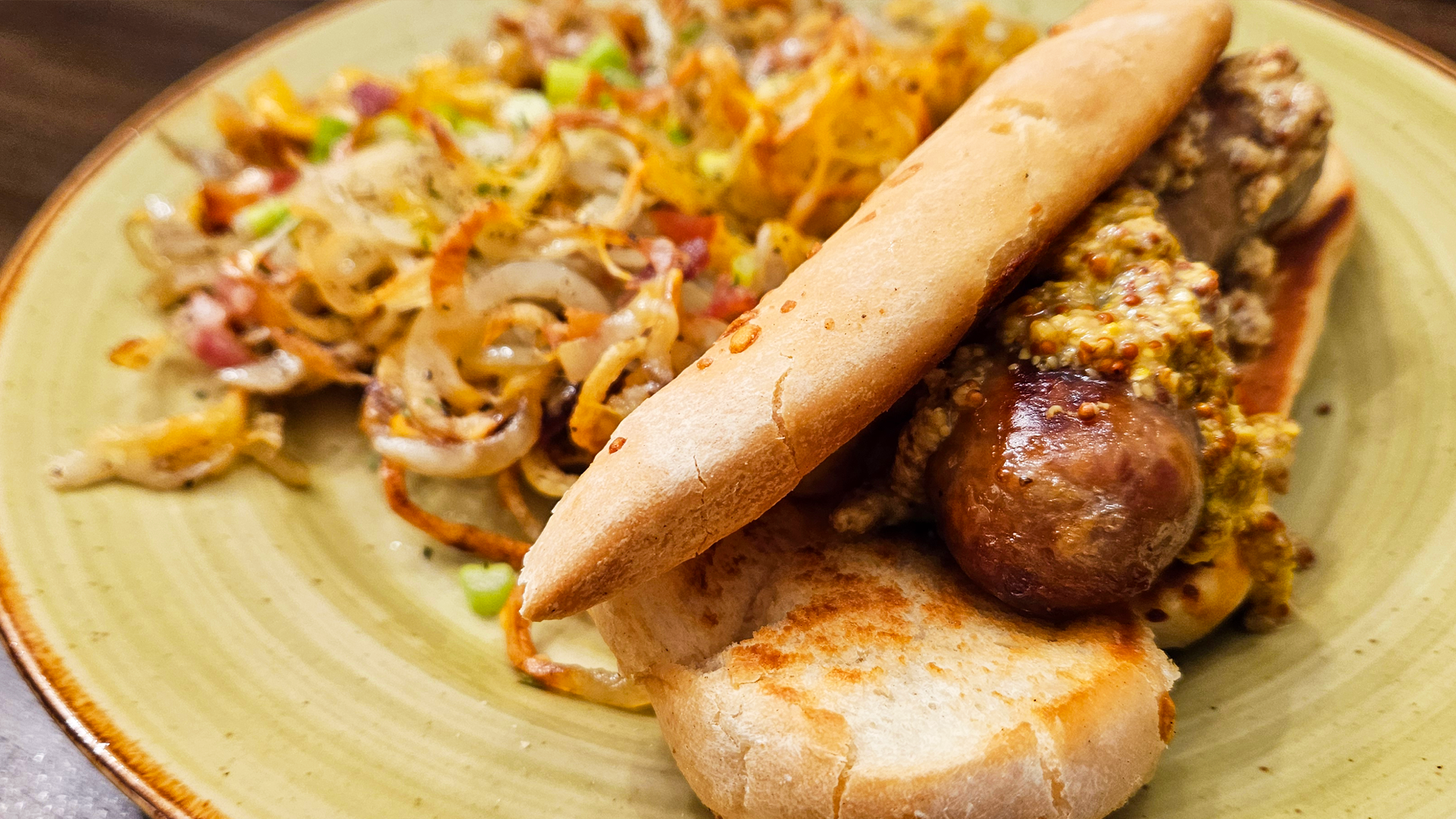 Sheet Pan Bratwurst and Tornado Fries