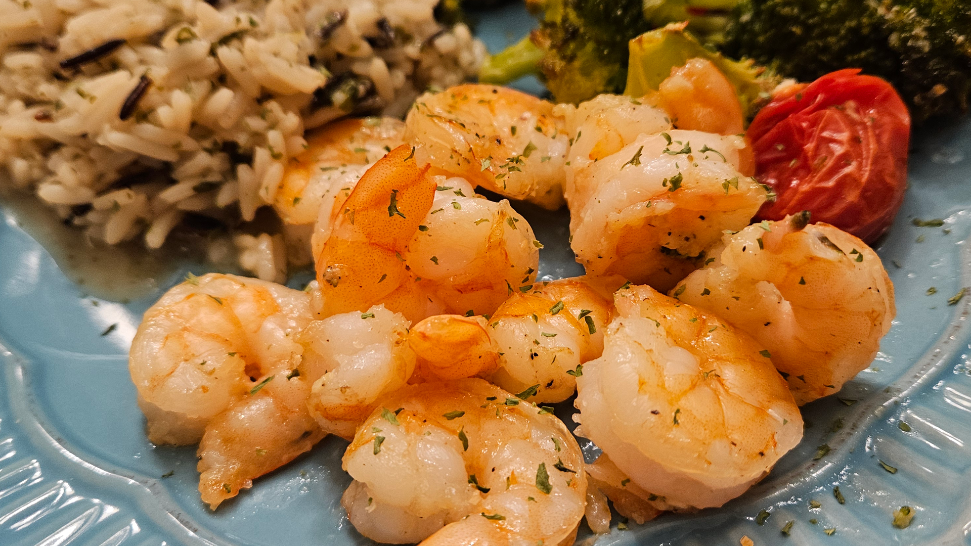 Sheet Pan Garlic Butter Shrimp and Vegetables