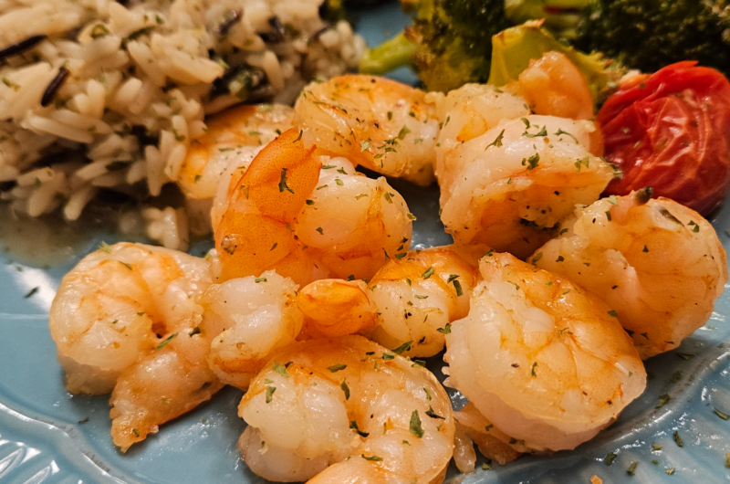 Sheet Pan Butter Garlic Shrimp